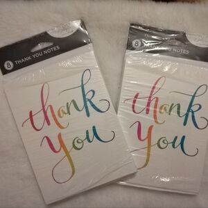 📚🎨 3/$15 *NWT* American Greetings Thank You Cards
